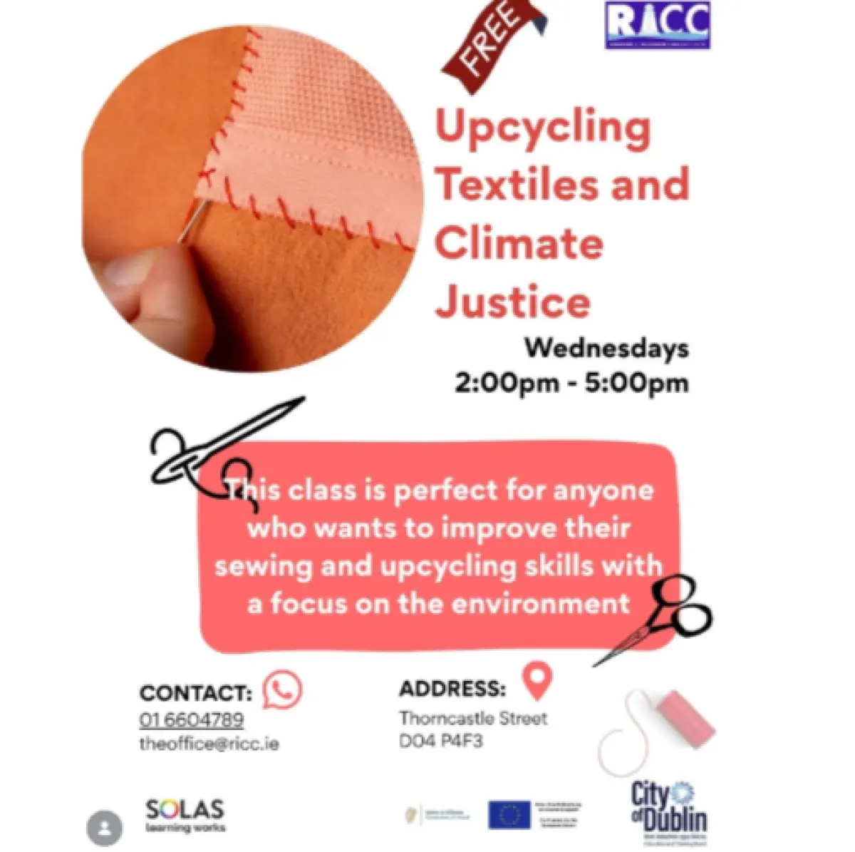 Upcycling textiles & Climate Justice